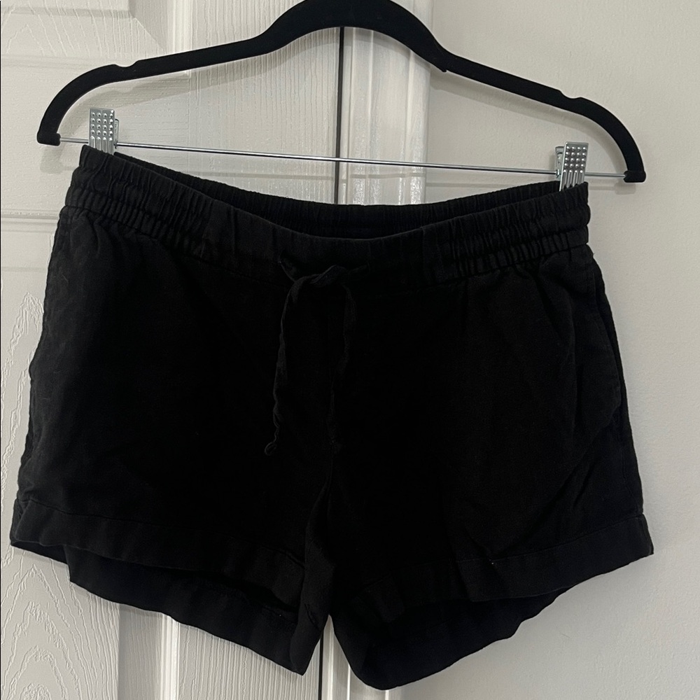 Women's Black Casual Shorts 3” inseam